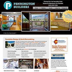 Pennington Builders Website by Serious Light